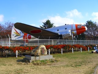 所沢市の航空記念公園にて